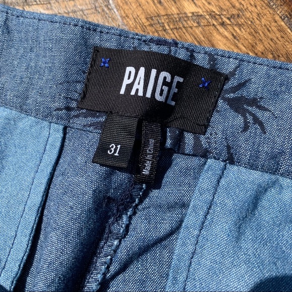 PAIGE: Men's Flat Front Shorts - Picture 2 of 4